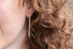 Long bar hook earrings
