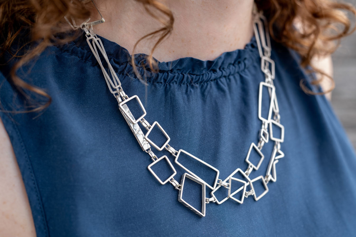Statement Silver Necklace
