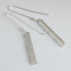 Long strut hook earrings